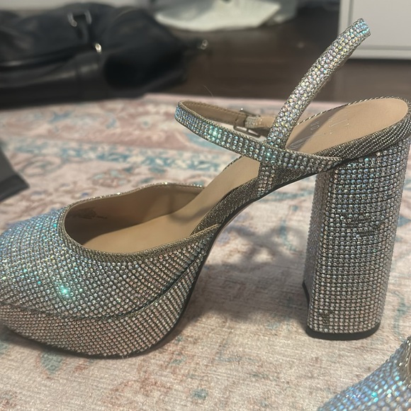 Mix no 6 Sparkly rhinestone heels - Picture 4 of 9